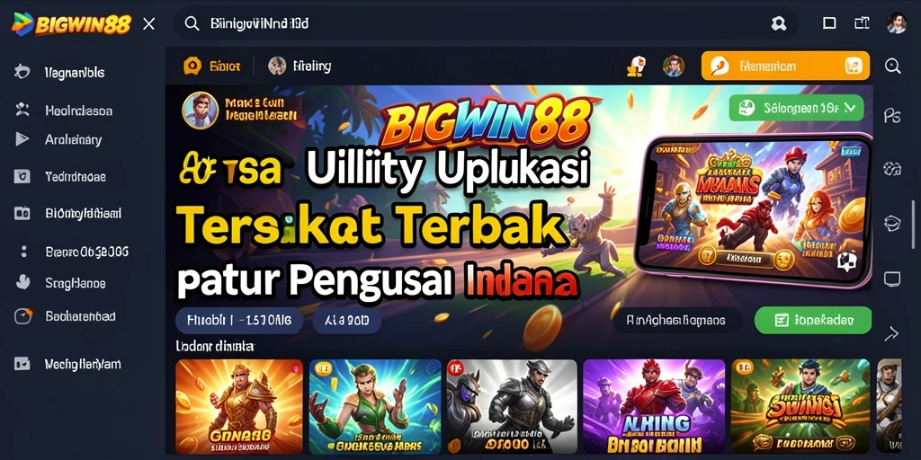 Tampilan skor dan pengaturan tugas dari BIGWIN88.