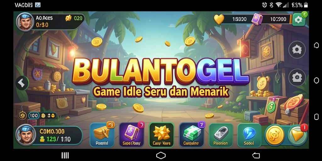 Tampilan gameplay BULANTOGEL yang menarik dan interaktif.