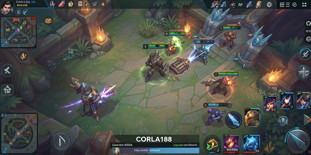 Tampilan gameplay seru yang mendebarkan dalam CORLA188.
