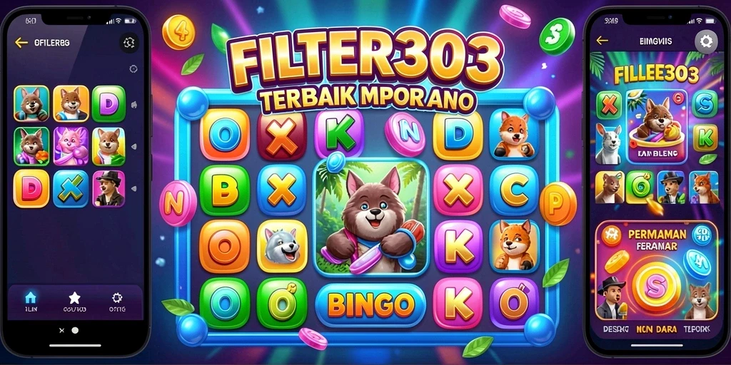 Tampilan gameplay Bingo di FILTER303 yang menarik dan interaktif.