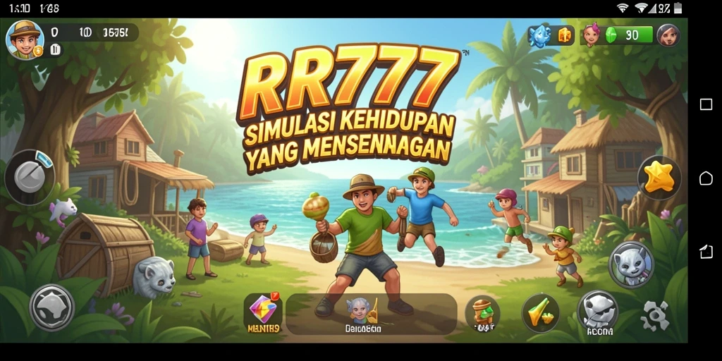 Screenshot gameplay RR777 yang menunjukkan pengalaman simulasi yang mendalam.