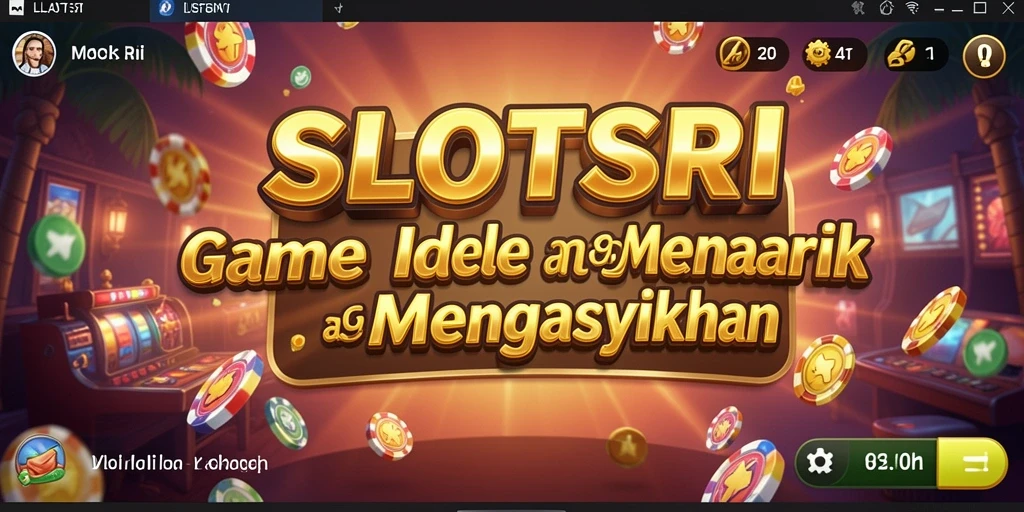 Tampilan menarik dari gameplay SLOTSRI saat bermain Idle.