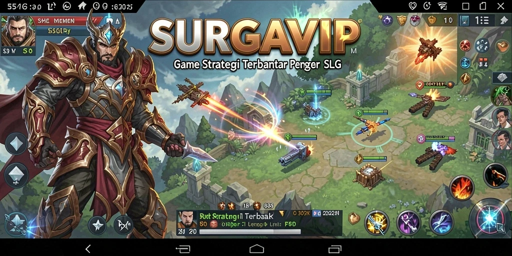 Tampilan menarik gameplay SLG yang seru dan menantang.