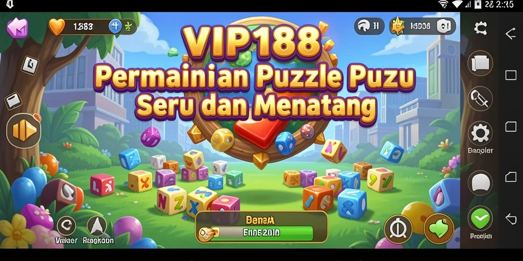 Tampilan gameplay menarik dari game Puzzle VIP188 dengan grafis yang menawan.