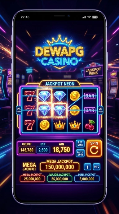 Tampilan antarmuka dewapg dengan berbagai pilihan aplikasi.